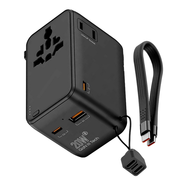 Travel Adaptor Power Bank 20W