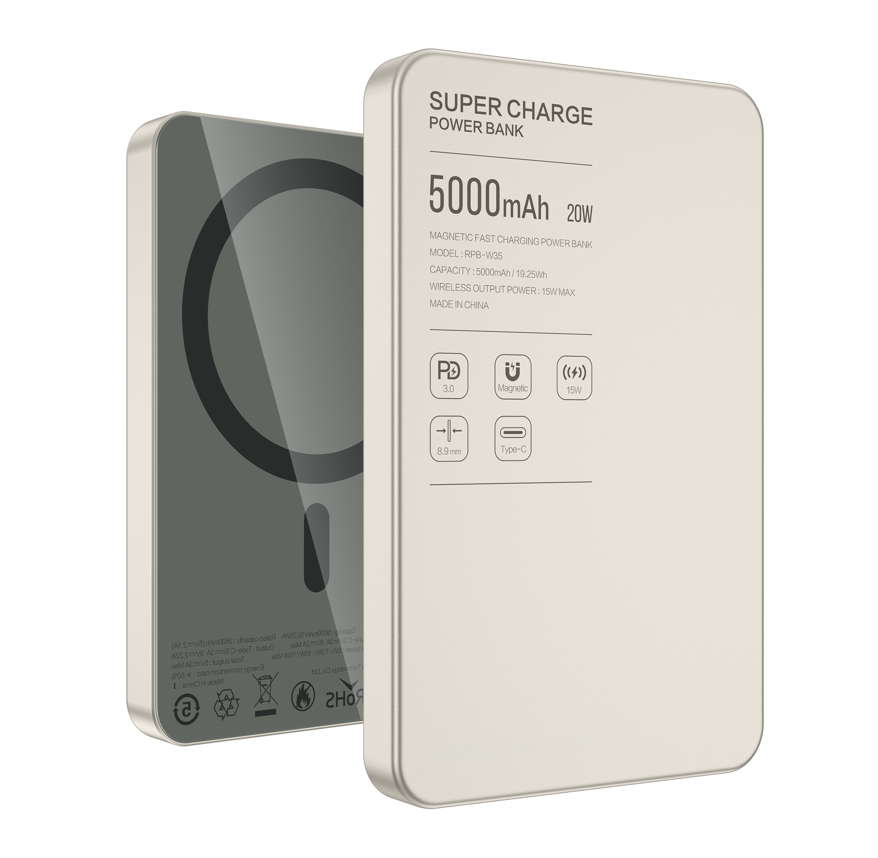 Magnetic Power Bank 15W